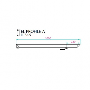 EL-1 Profile 1000 mm - A