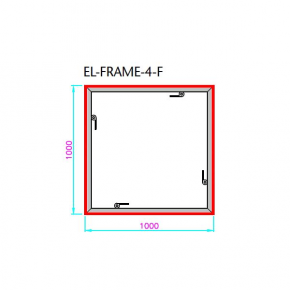 EL-2 Frame, 1000x1000mm - 4F