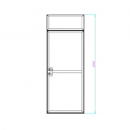 Door for textile graphics