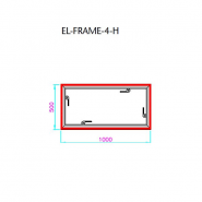 EL-2 Frame, 500x1000mm - 4-H