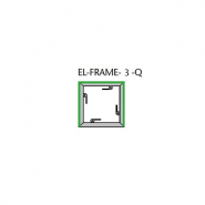 EL-1 Frame, 500x500mm - 3-Q